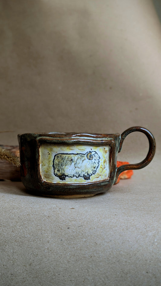 Handmade Ram Mug