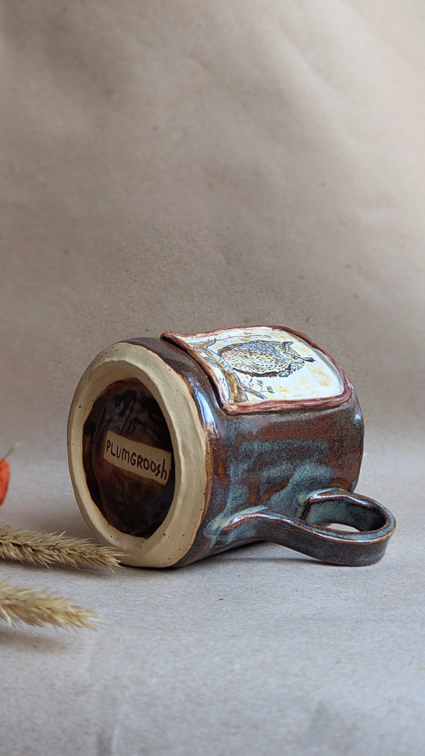 Handmade Owl Mug