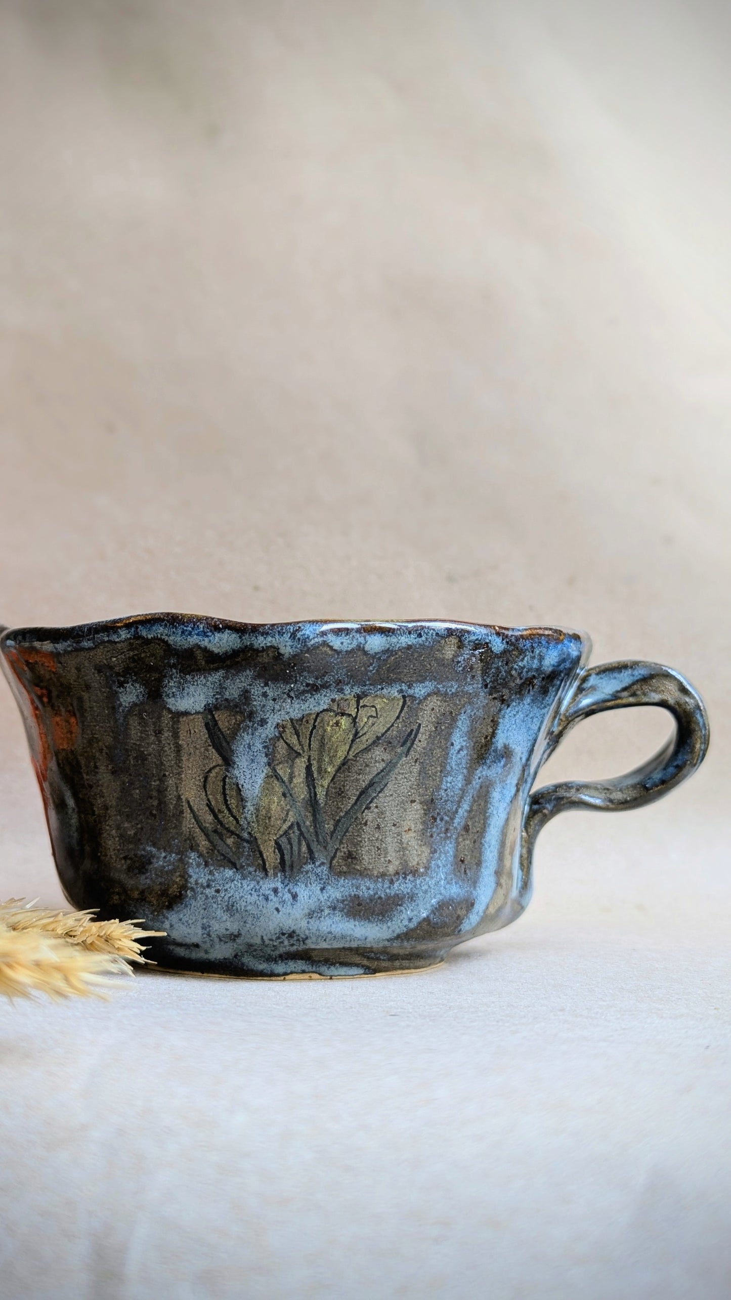 Handmade Postwoman Goose Mug