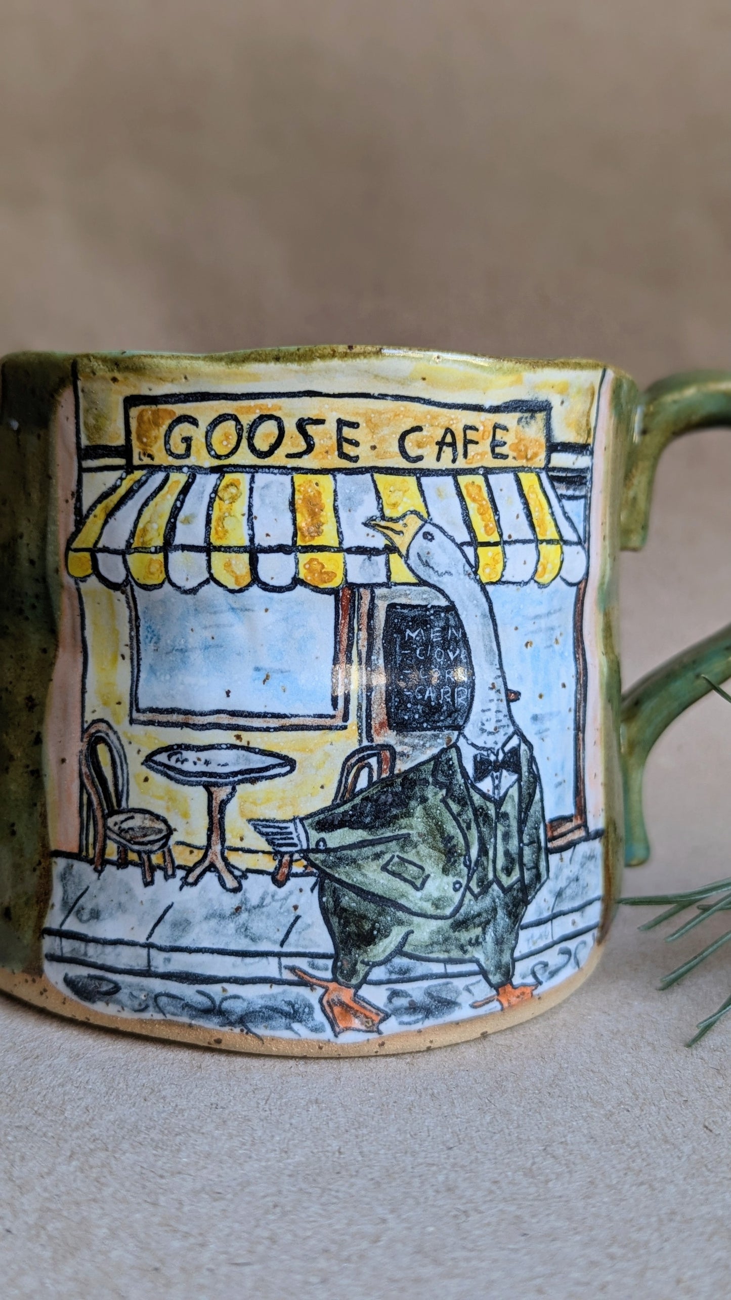 Goose Cafe Handmade Ceramic Mug