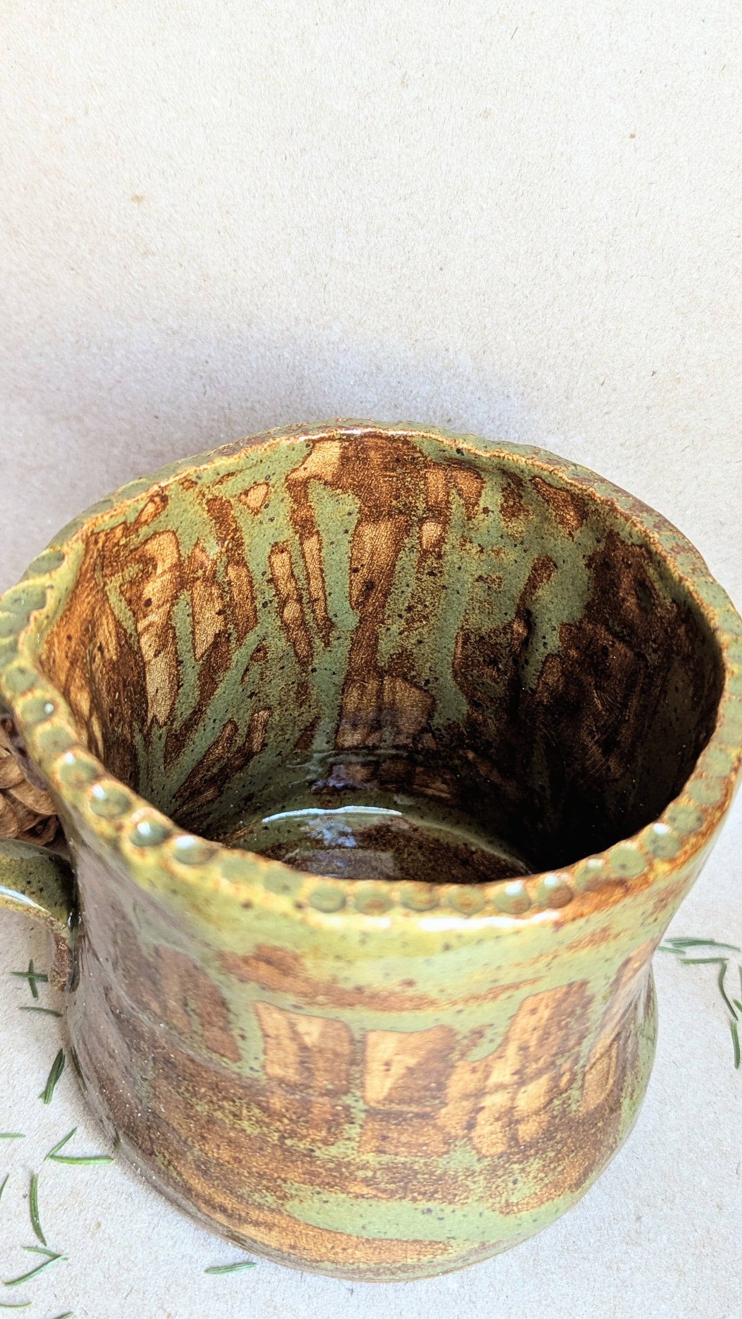 Large Mug with an Autumn Goose
