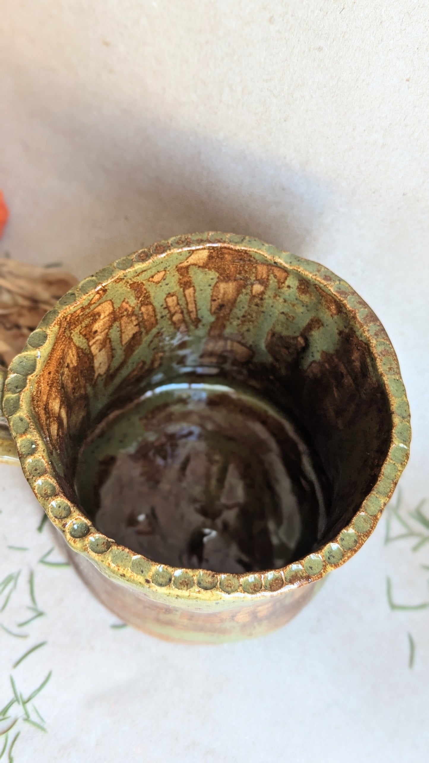 Large Mug with an Autumn Goose