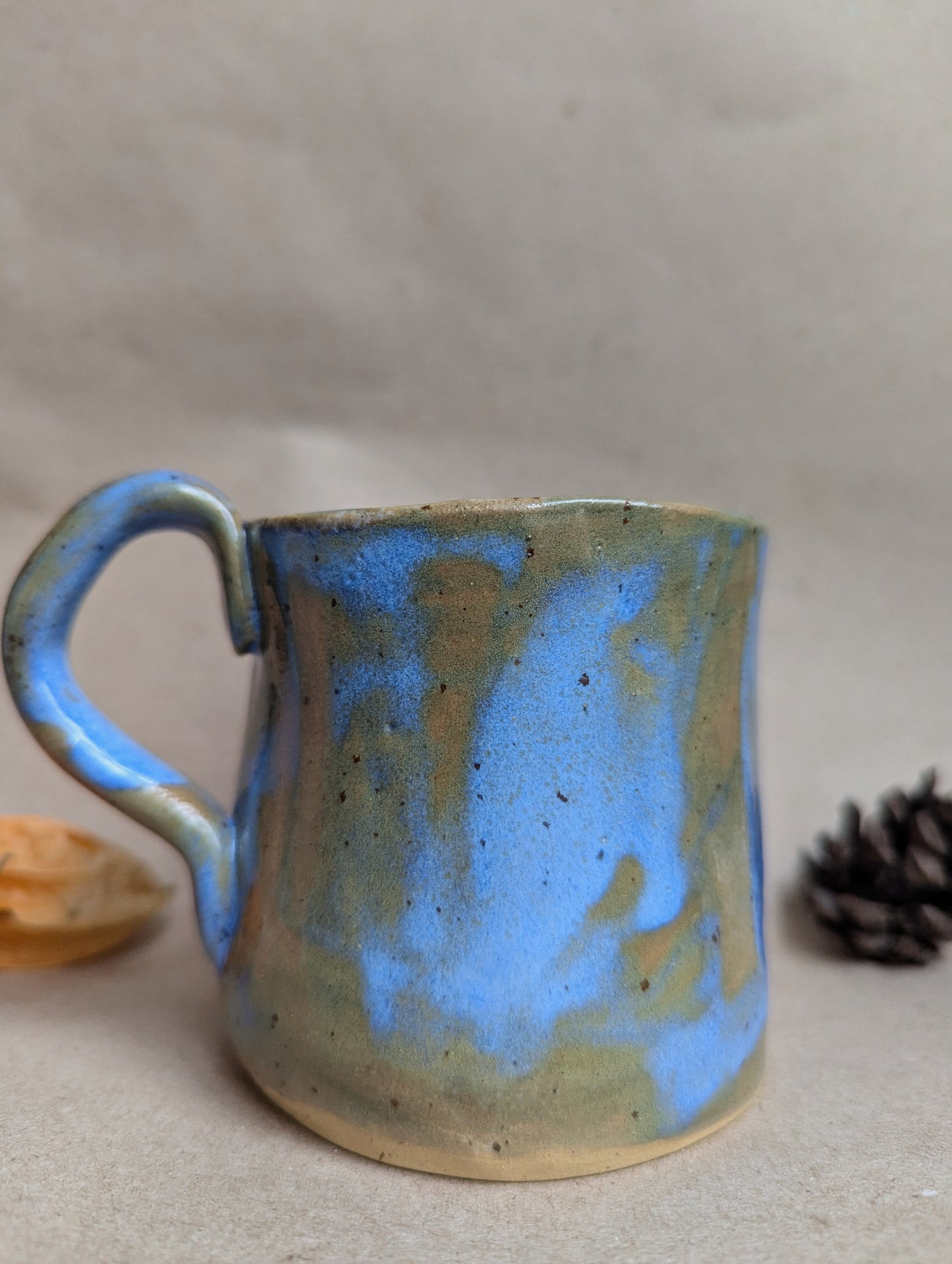 Handmade ceramic goose mug