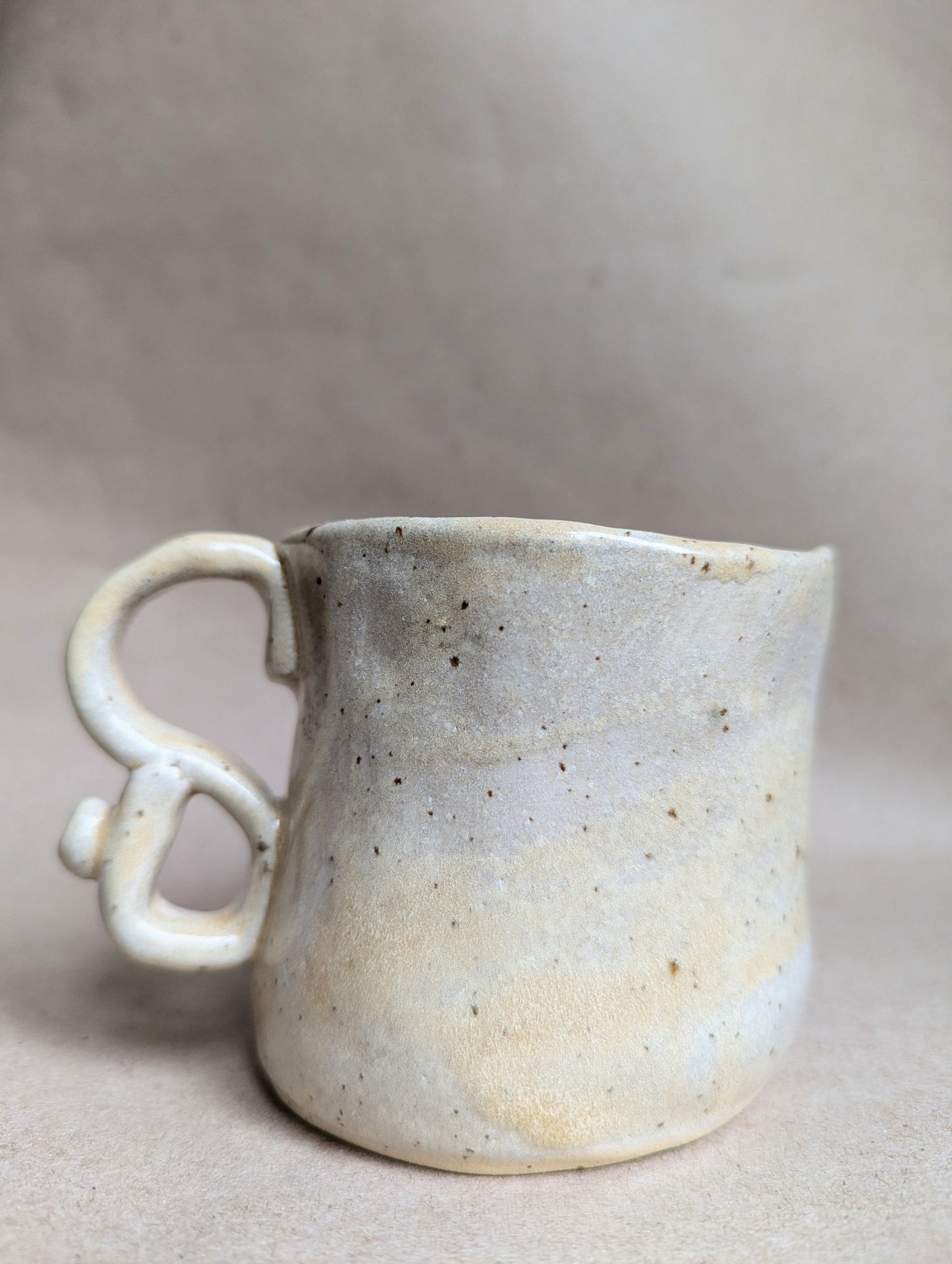 Handmade ceramic mouse mug