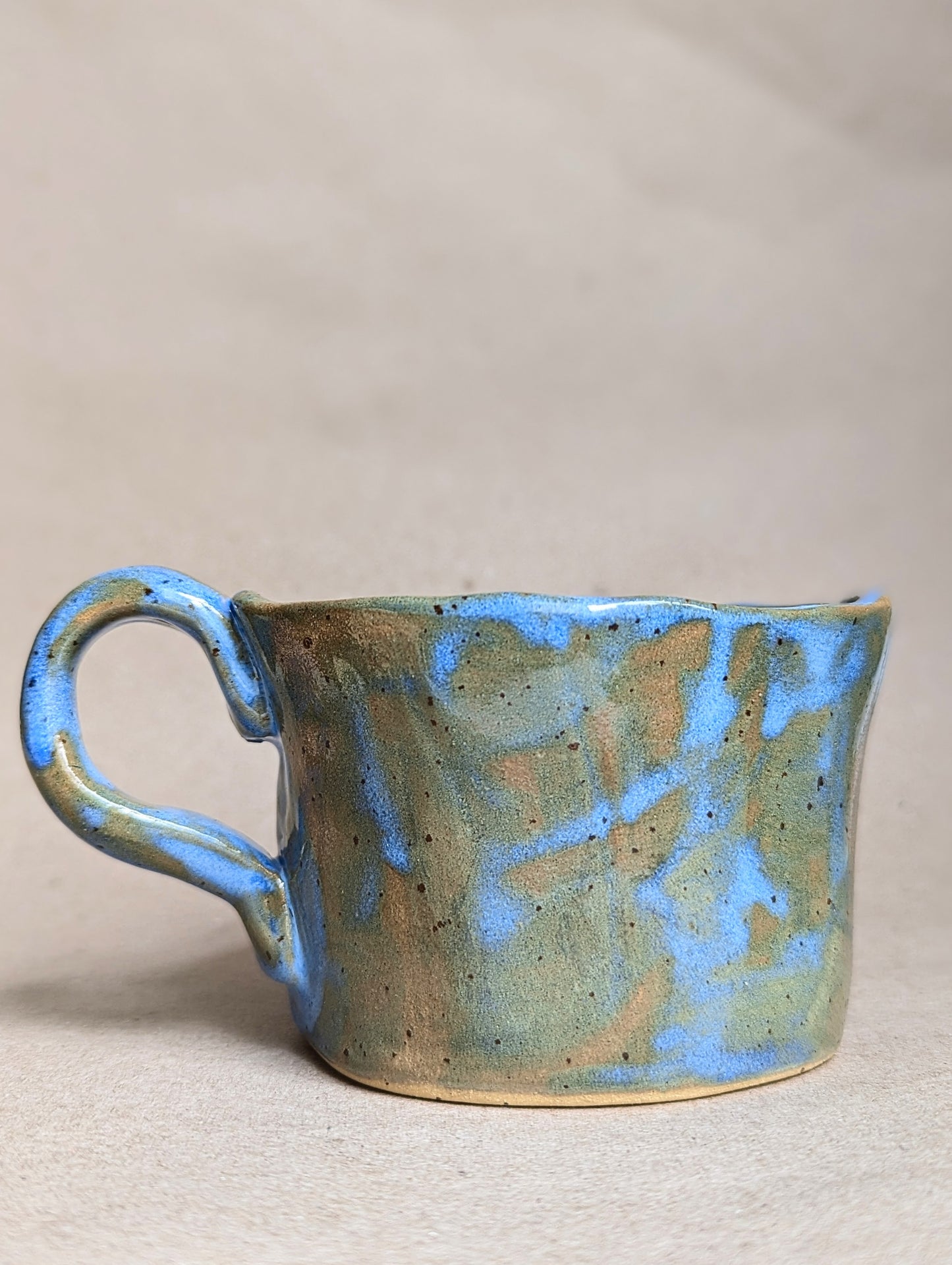 Handmade ceramic goose mug
