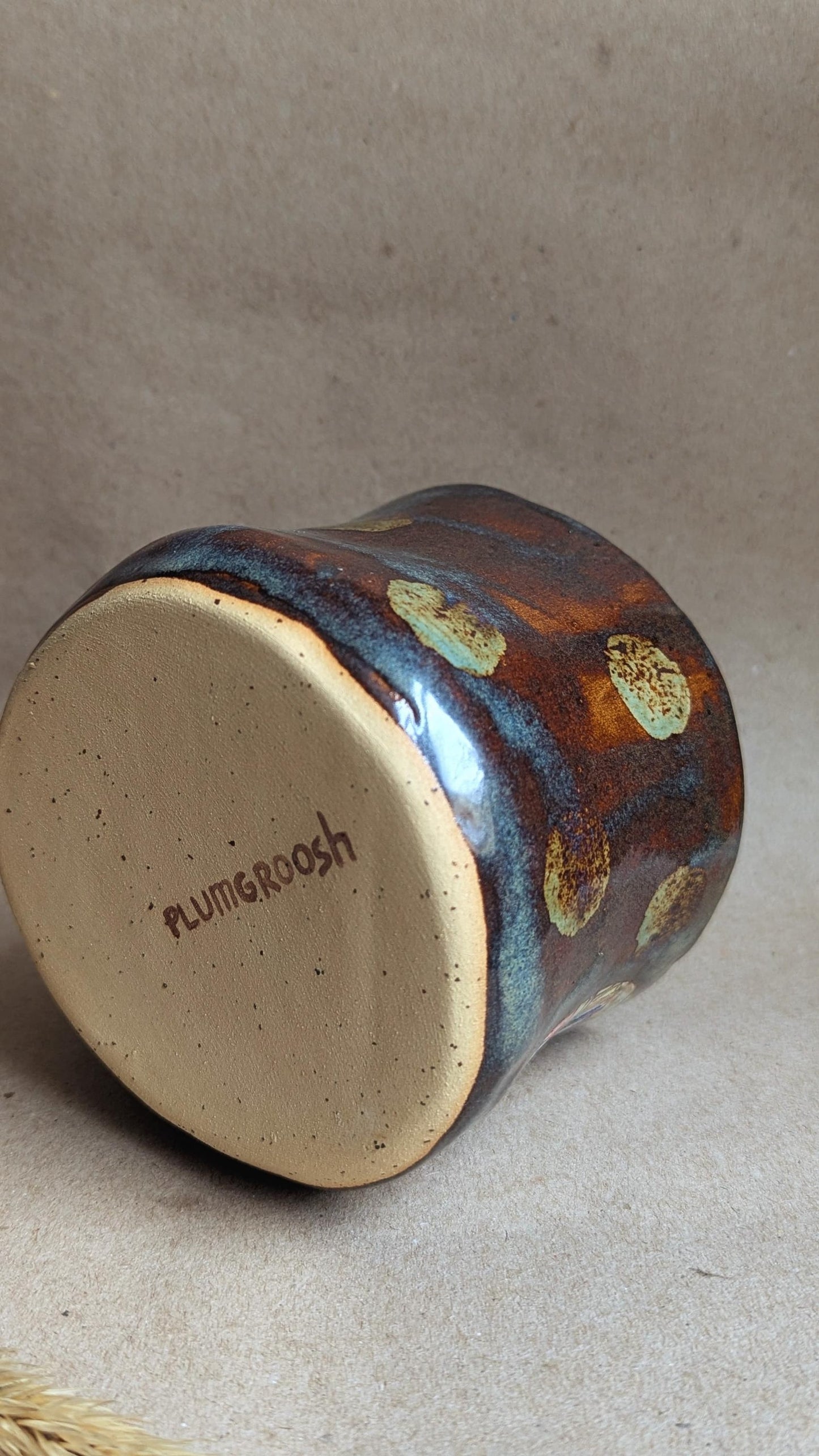 Handmade Fox Family Ceramic Mug